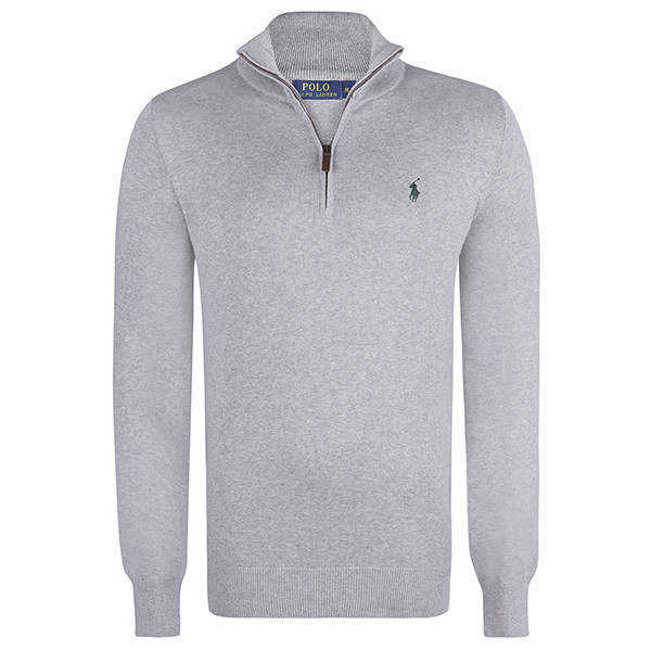 Pull Ralph Lauren - Zip Gris