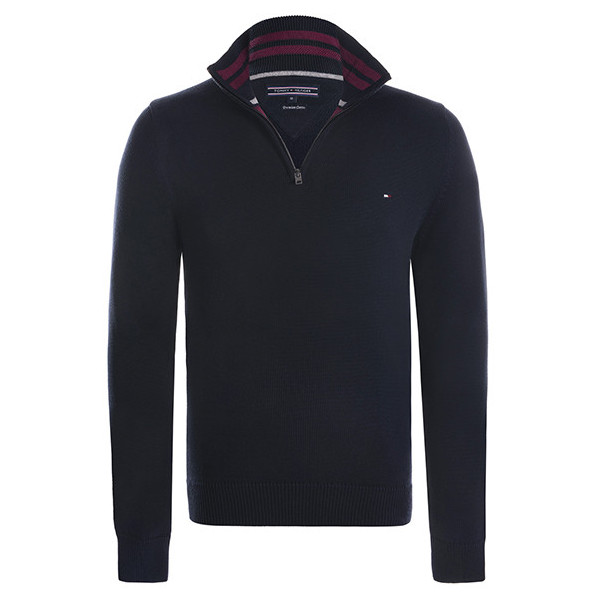 Tommy Hilfiger Pull Zip - Navy