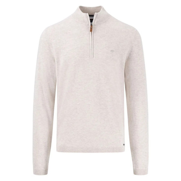 Pull demi Zip - Off White