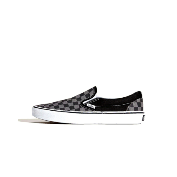 Classic Slip-On Black/Pewter Checkerboard