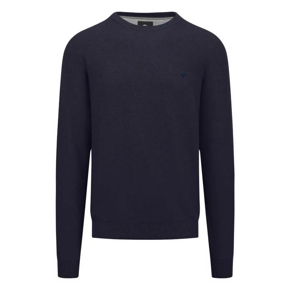 Pull col rond - Marine